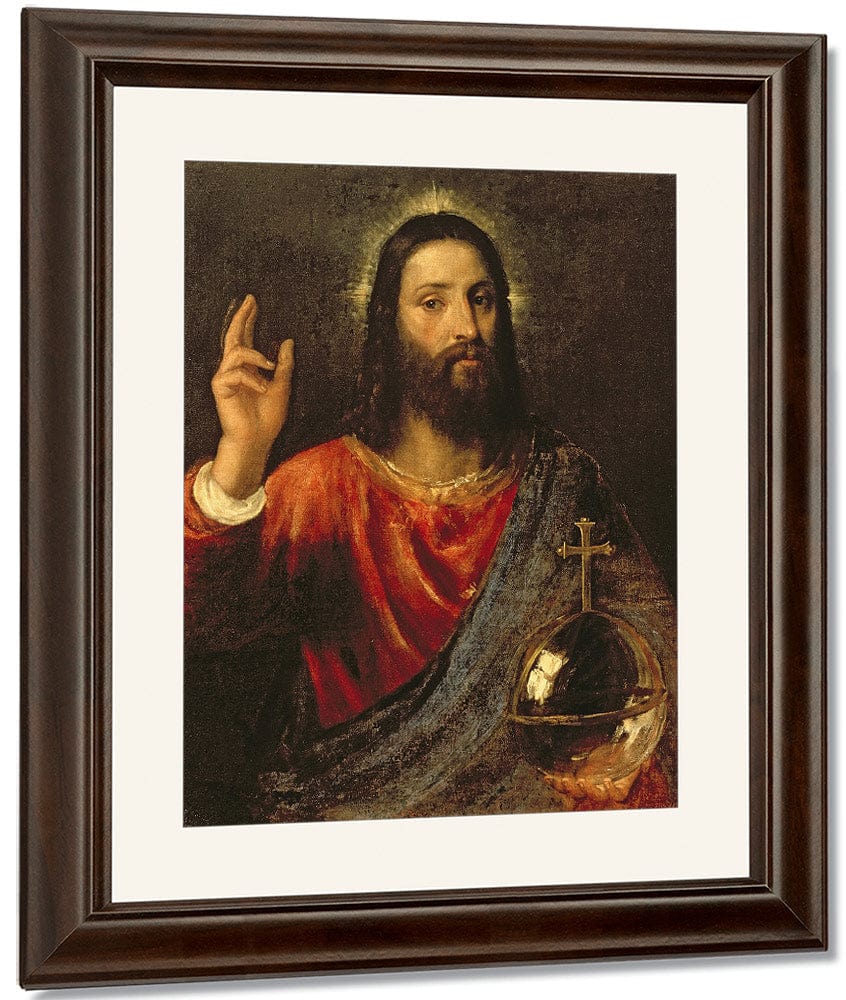 Christ Saviour By Titian Fine Art Print