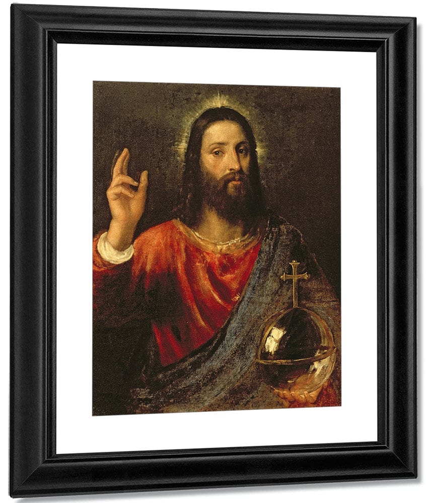 Christ Saviour By Titian Fine Art Print
