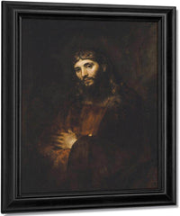 Christ With Arms Folded By Rembrandt Fine Art Print