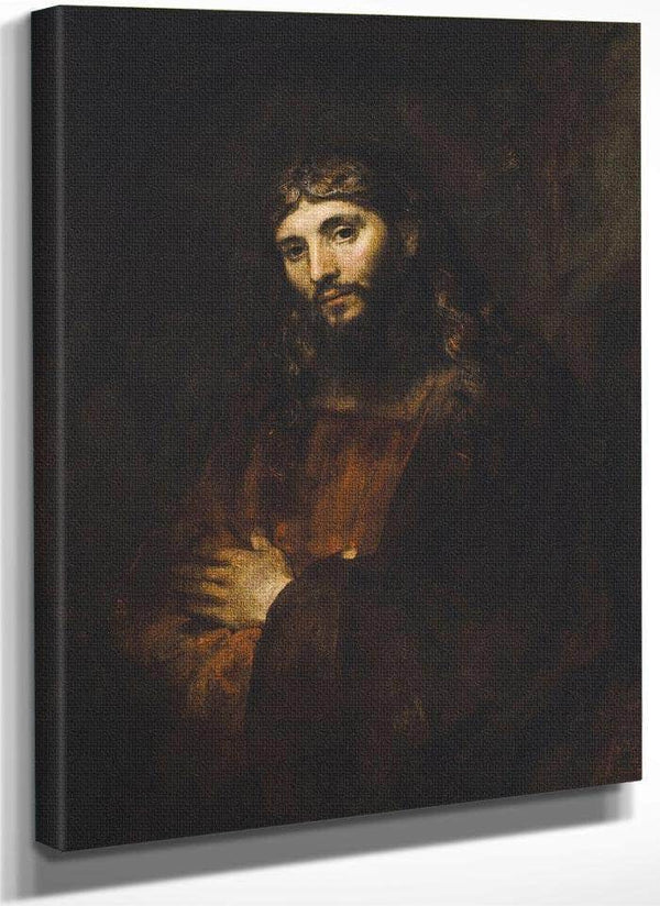Christ With Arms Folded By Rembrandt Fine Art Print