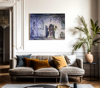 Christ With The Canaanite Woman And Her Daughter By Henry Ossawa Tanner Fine Art Print