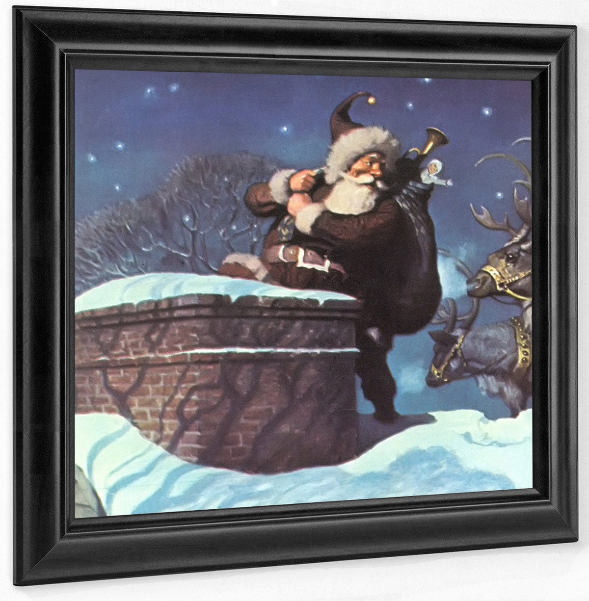 Christmas Day By NC Wyeth Fine Art Print