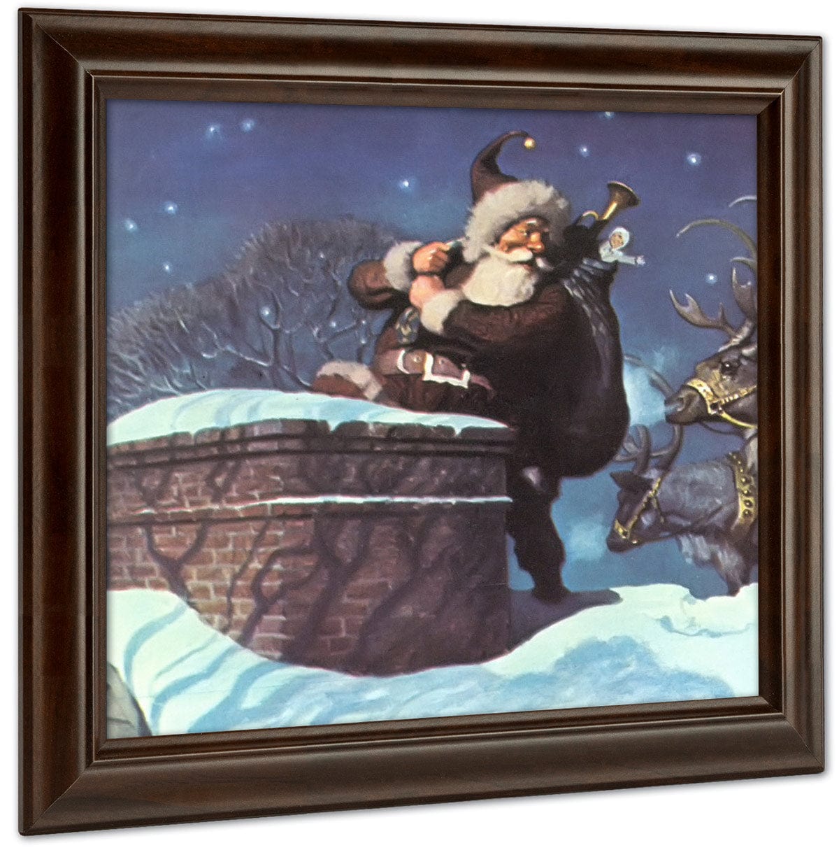 Christmas Day By NC Wyeth Fine Art Print