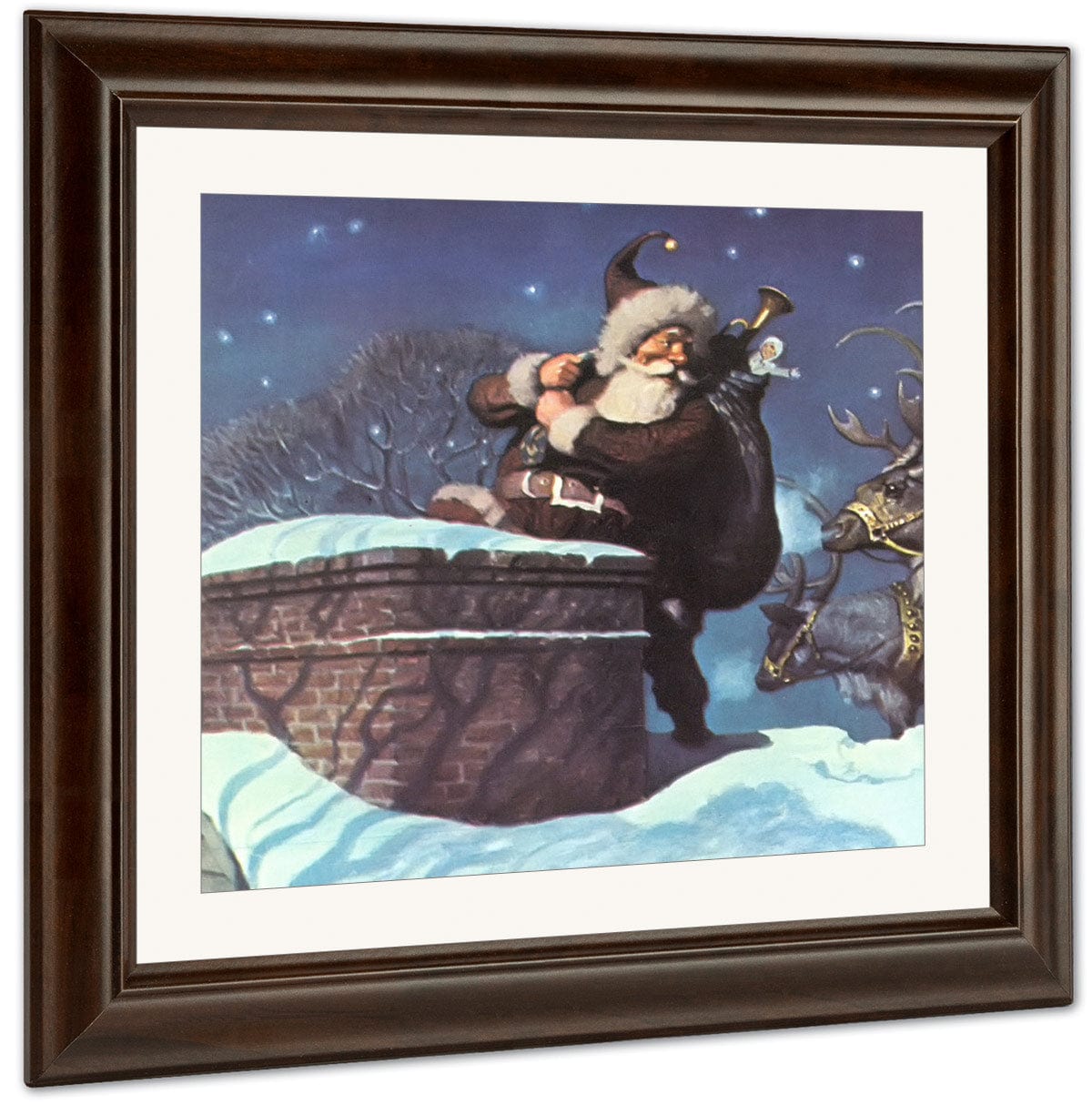 Christmas Day By NC Wyeth Fine Art Print