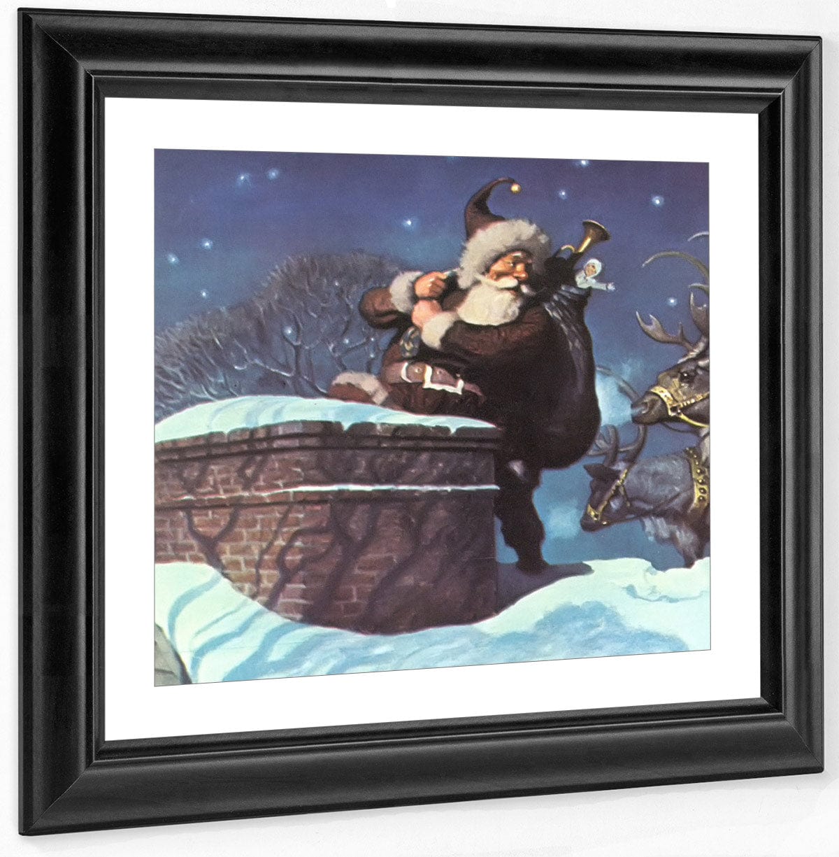 Christmas Day By NC Wyeth Fine Art Print