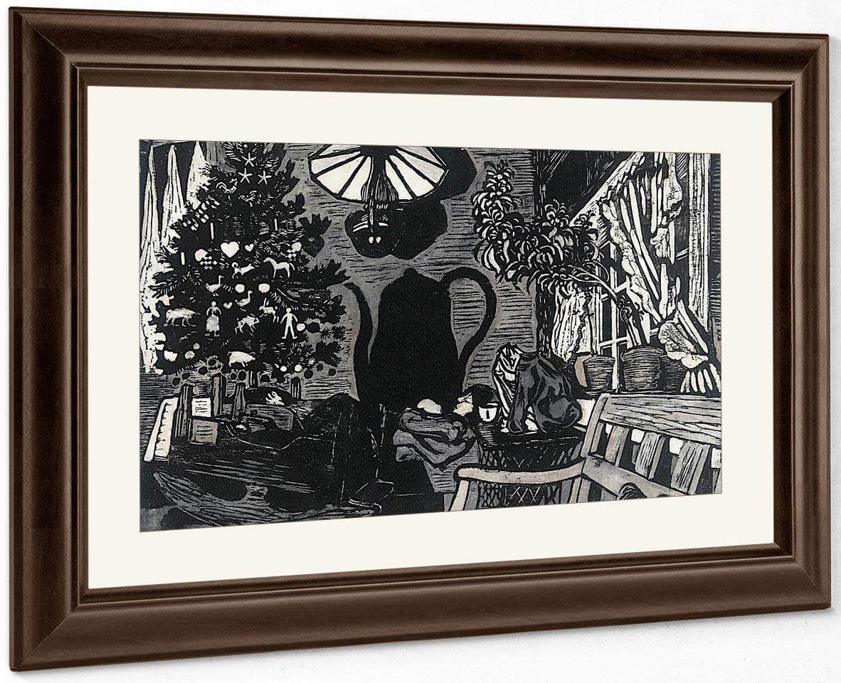 Christmas Eva At Sandelstrand By Nicolai Astrup Fine Art Print