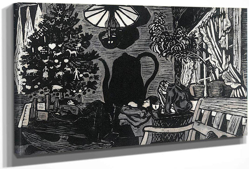 Christmas Eva At Sandelstrand By Nicolai Astrup Fine Art Print