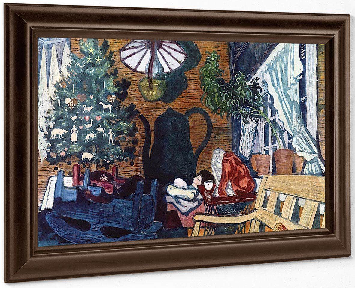 Christmas Eve And Sandalstrand By Nicolai Astrup Fine Art Print