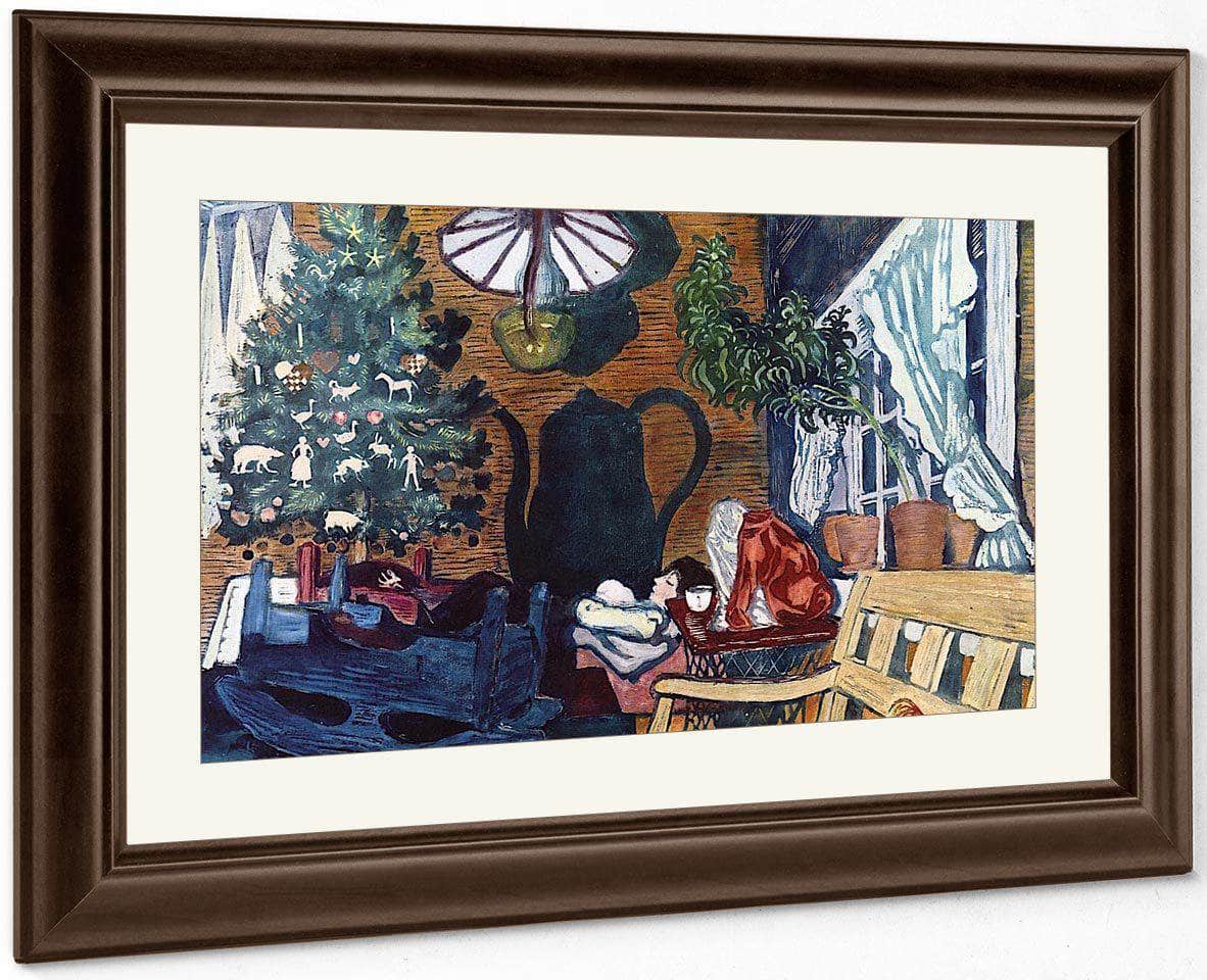 Christmas Eve And Sandalstrand By Nicolai Astrup Fine Art Print
