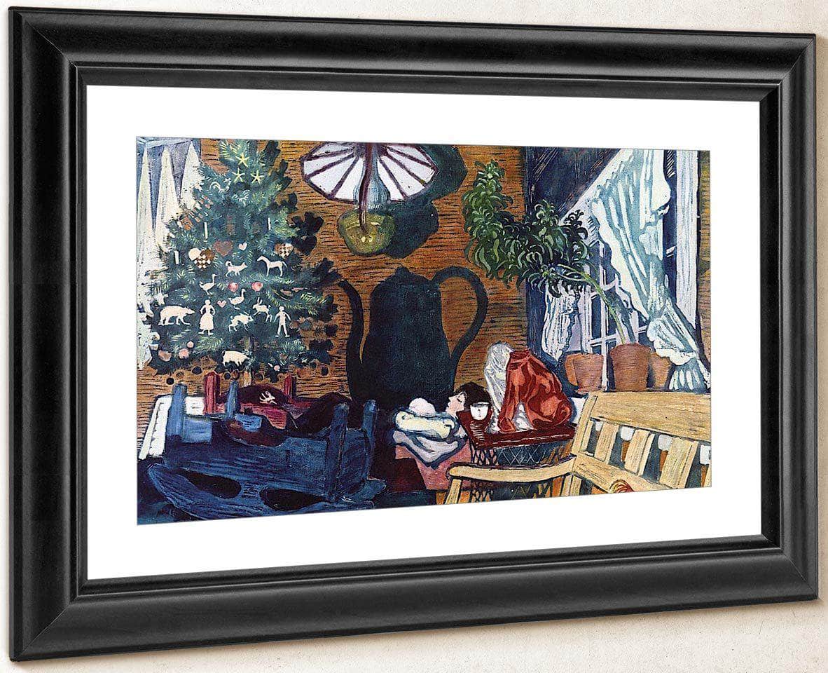 Christmas Eve And Sandalstrand By Nicolai Astrup Fine Art Print