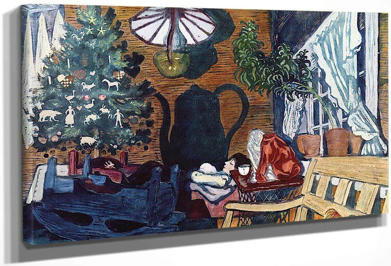 Christmas Eve And Sandalstrand By Nicolai Astrup Fine Art Print