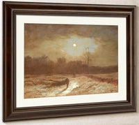 Christmas Eve (Winter Moonlight) By George Inness Fine Art Print
