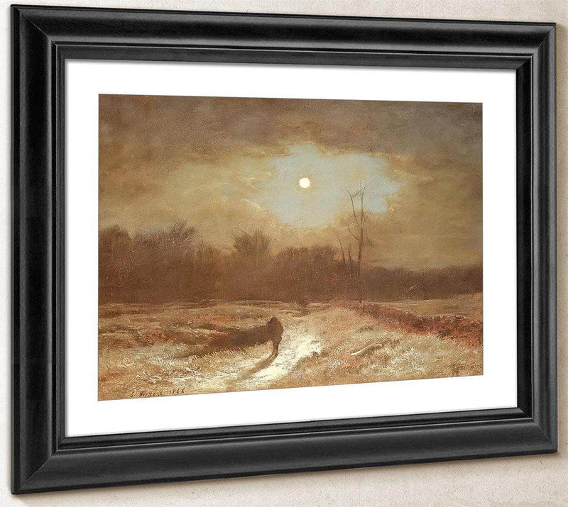 Christmas Eve (Winter Moonlight) By George Inness Fine Art Print