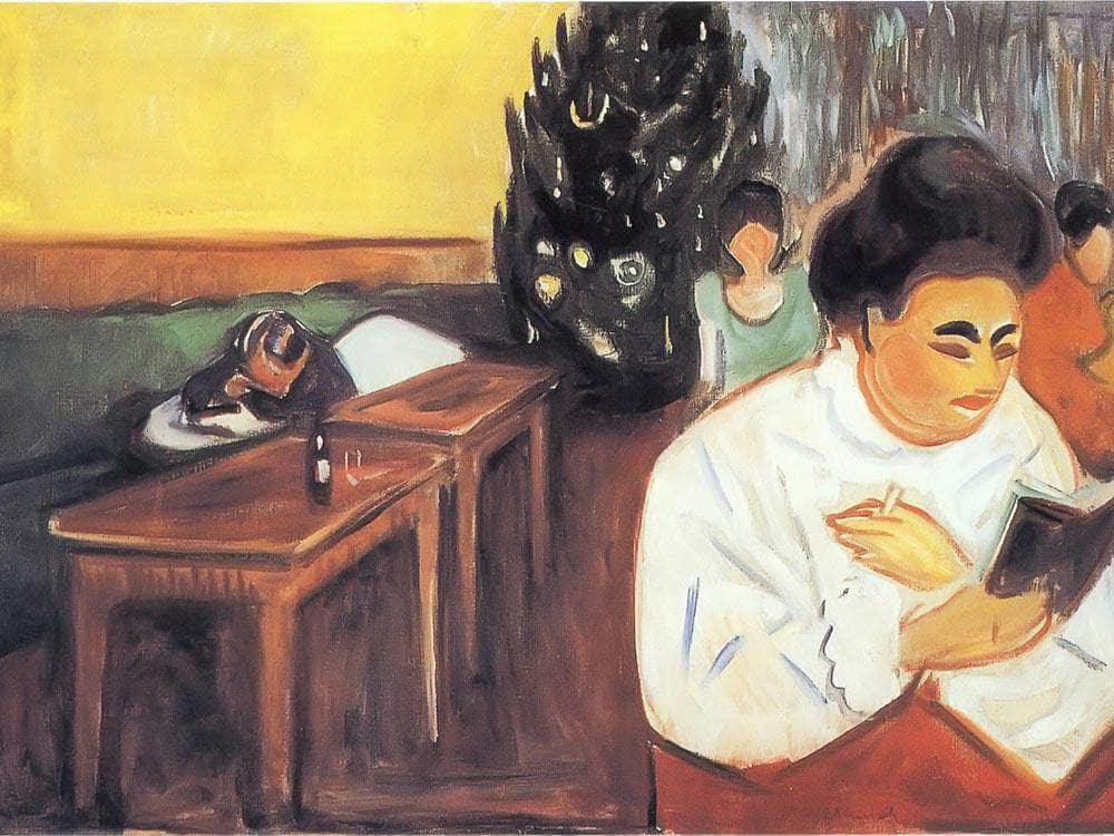 Christmas In The Brothel 1904 05 By Edvard Munch Fine Art Print