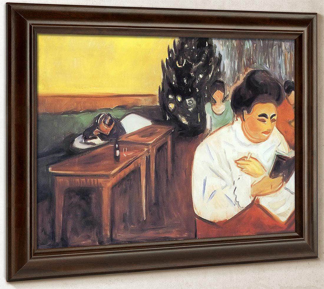 Christmas In The Brothel 1904 05 By Edvard Munch Fine Art Print