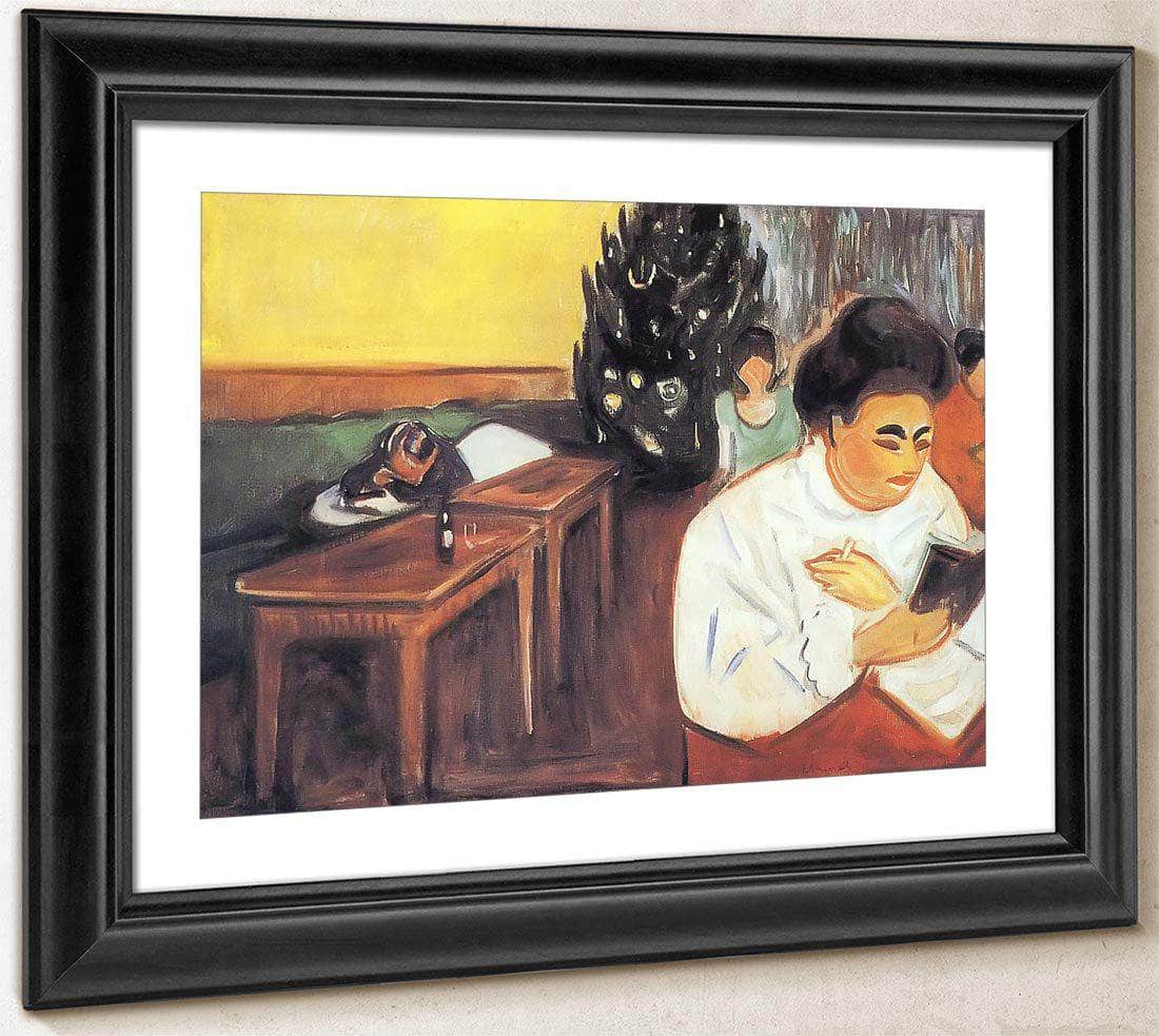 Christmas In The Brothel 1904 05 By Edvard Munch Fine Art Print