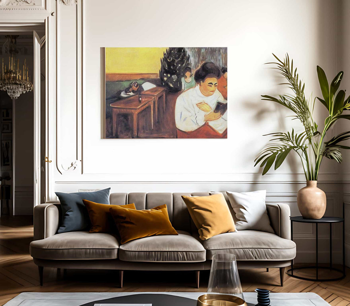 Christmas In The Brothel 1904 05 By Edvard Munch Fine Art Print