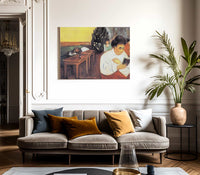 Christmas In The Brothel 1904 05 By Edvard Munch Fine Art Print