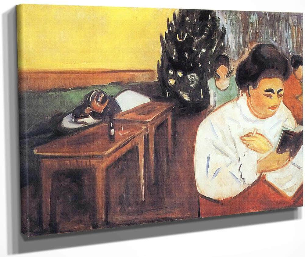 Christmas In The Brothel 1904 05 By Edvard Munch Fine Art Print