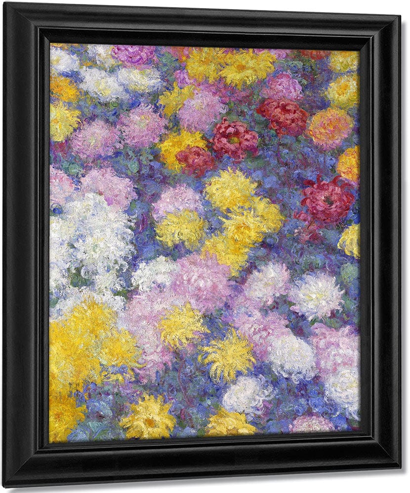 Chrysanthemums By Claude Monet Fine Art Print