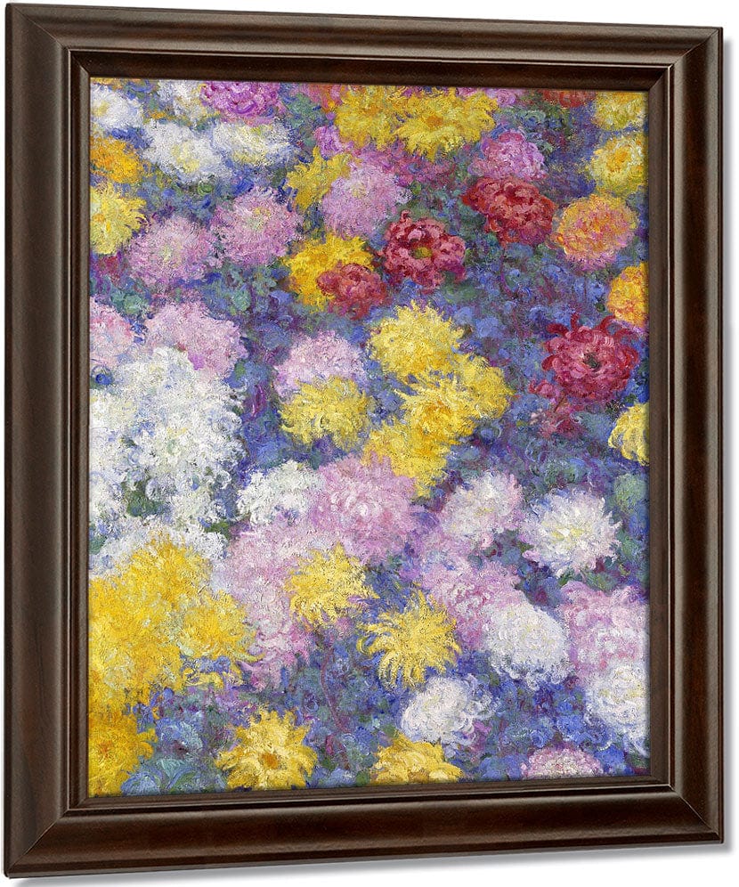 Chrysanthemums By Claude Monet Fine Art Print