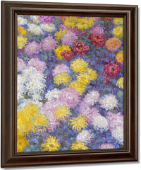Chrysanthemums By Claude Monet Fine Art Print