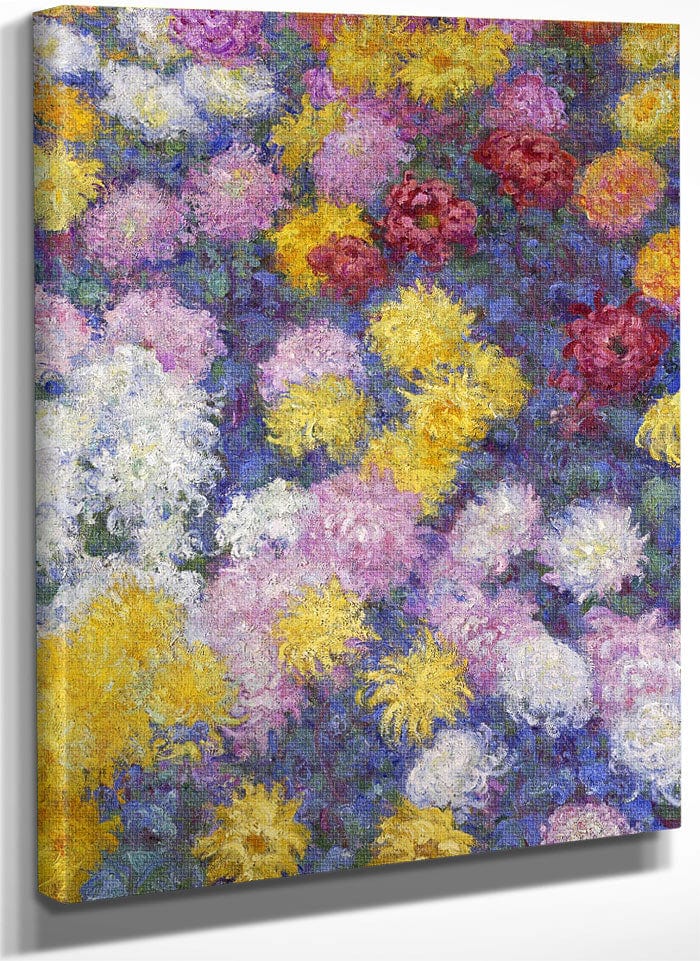 Chrysanthemums By Claude Monet Fine Art Print