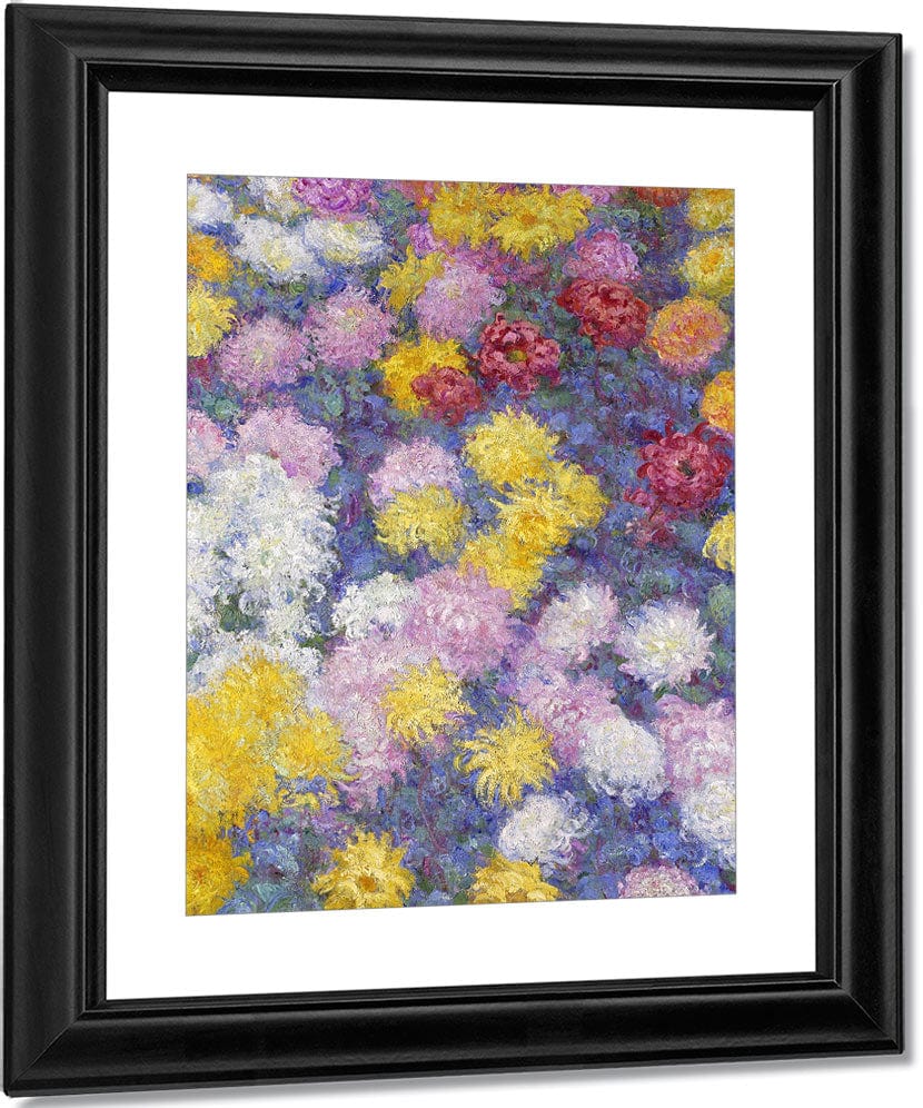 Chrysanthemums By Claude Monet Fine Art Print