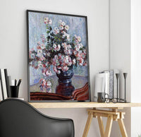 Chrysanthemums Painting Claude Monet Canvas Art Fine Art Print