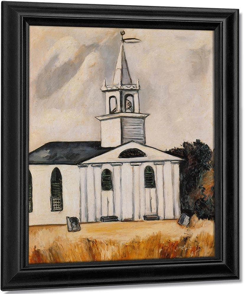Church At Head Tide No 2 By Marsden Hartley Fine Art Print