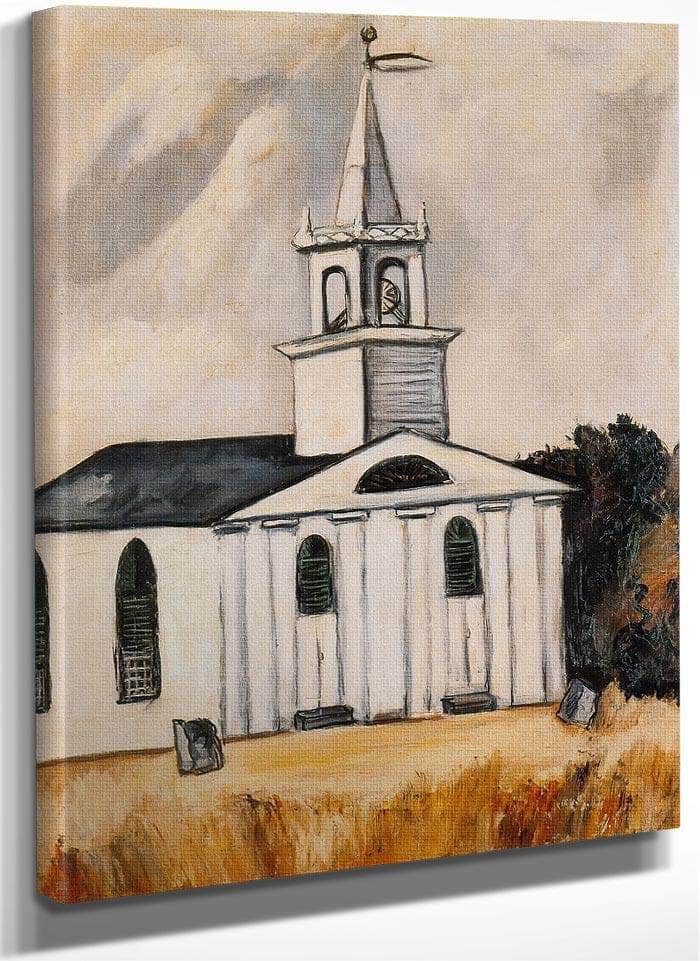 Church At Head Tide No 2 By Marsden Hartley Fine Art Print