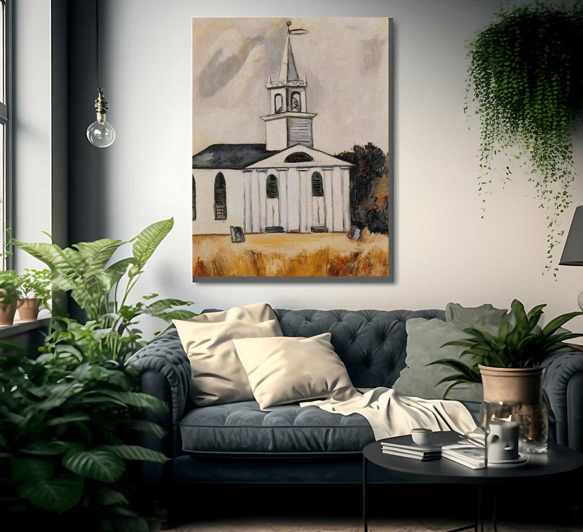 Church At Head Tide No 2 By Marsden Hartley Fine Art Print