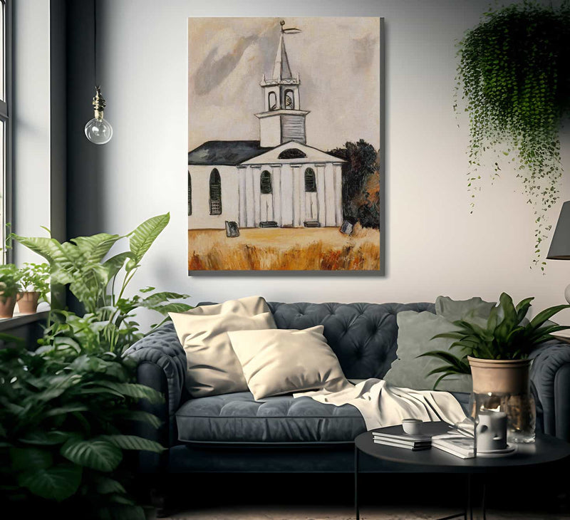 Church At Head Tide No 2 By Marsden Hartley Fine Art Print