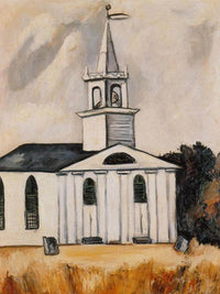 Church At Head Tide No 2 By Marsden Hartley Fine Art Print