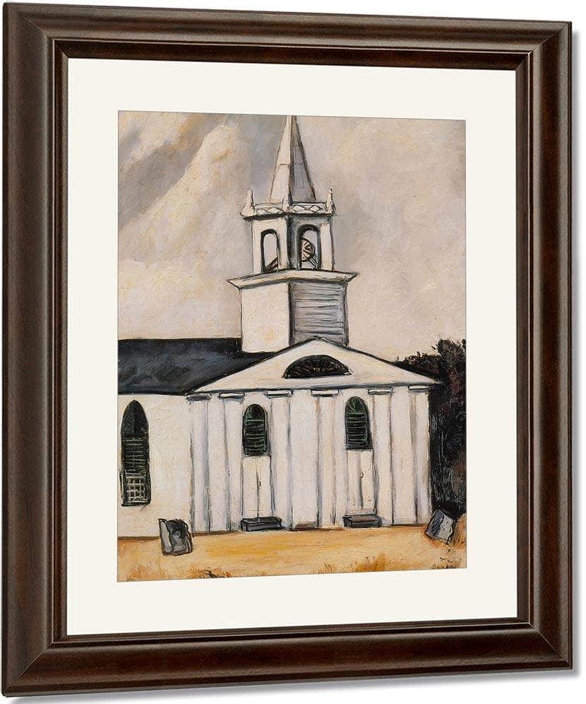 Church At Head Tide No 2 By Marsden Hartley Fine Art Print
