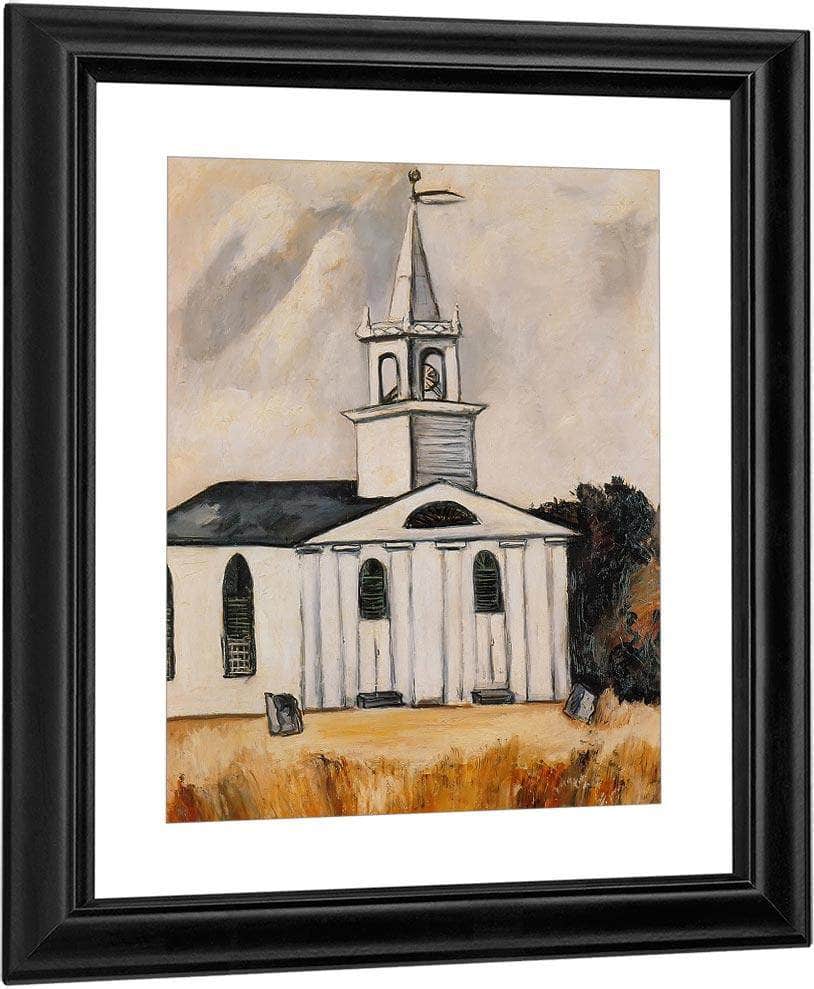 Church At Head Tide No 2 By Marsden Hartley Fine Art Print