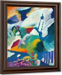 Church In Murnau 1910 By Wassily Kandinsky Fine Art Print