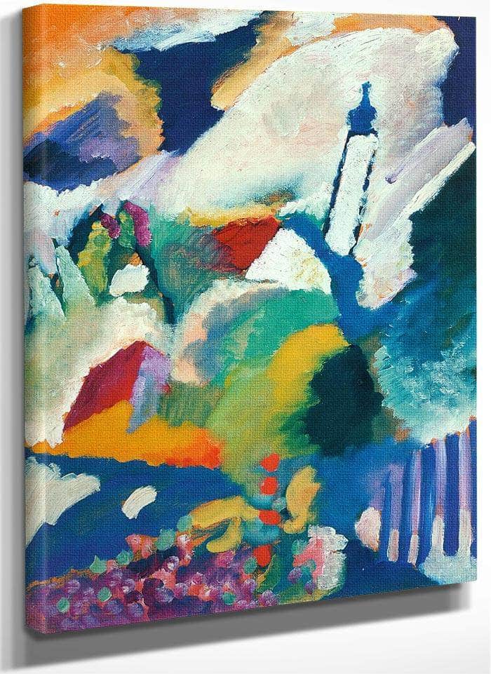 Church In Murnau By Wassily Kandinsky Fine Art Print