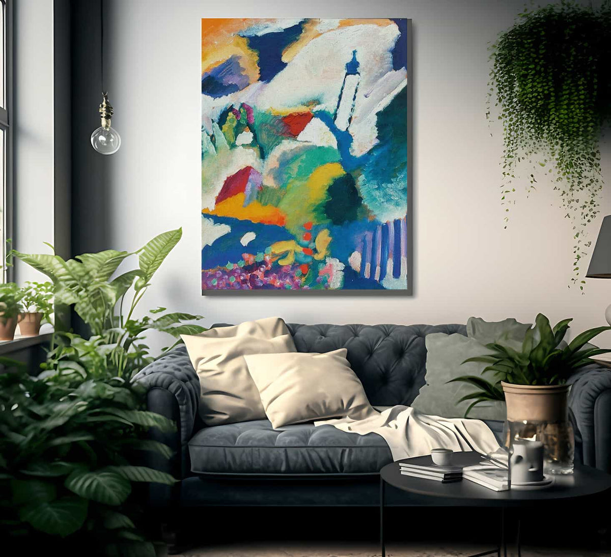Church In Murnau By Wassily Kandinsky Fine Art Print