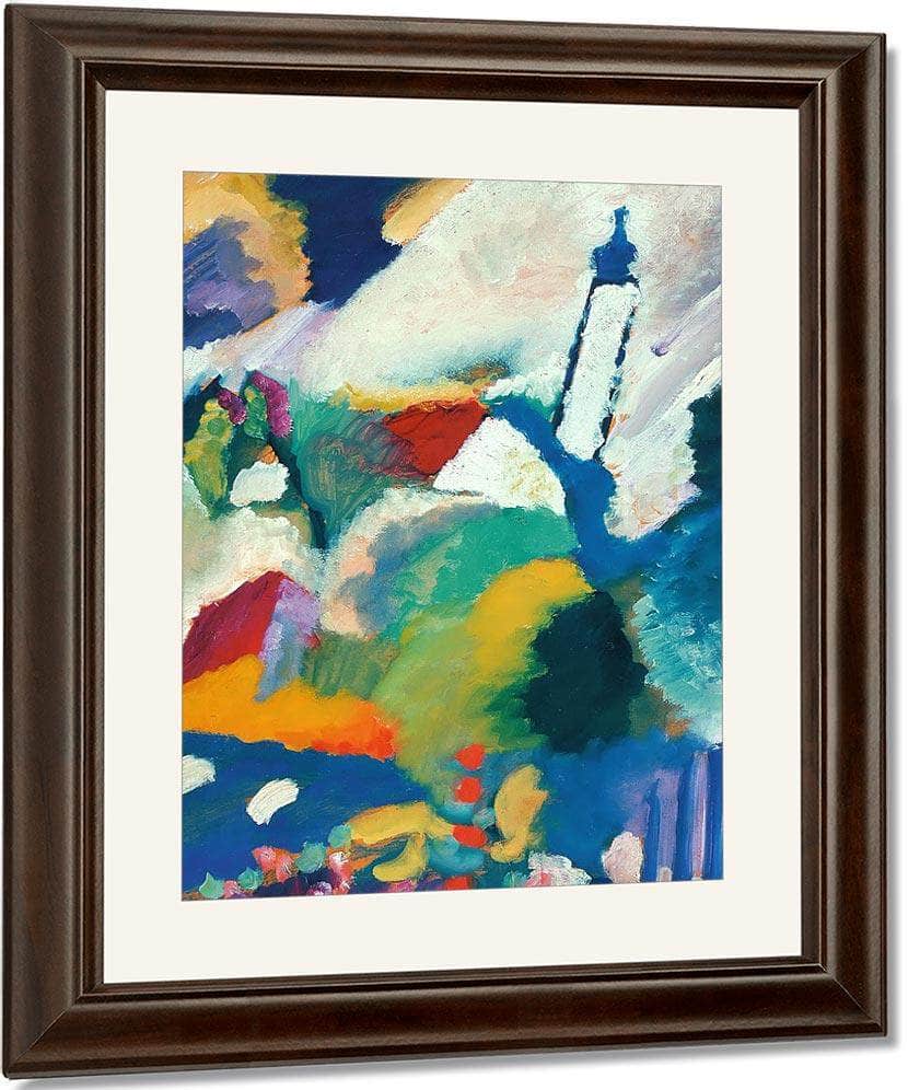 Church In Murnau By Wassily Kandinsky Fine Art Print