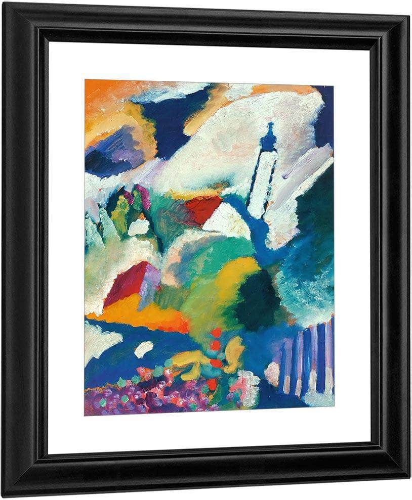 Church In Murnau By Wassily Kandinsky Fine Art Print