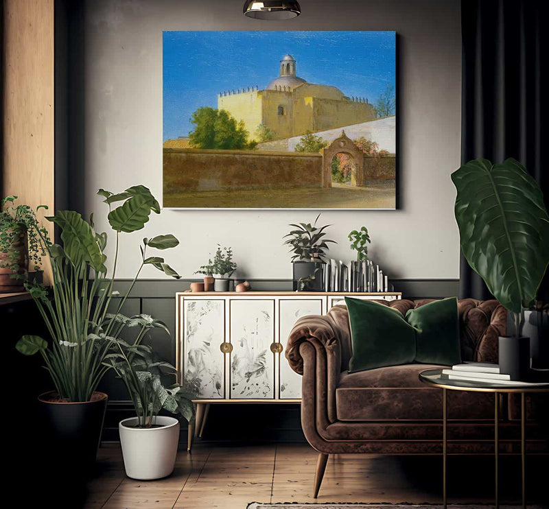Church Of San Francisco By Frederic Edwin Church Fine Art Print