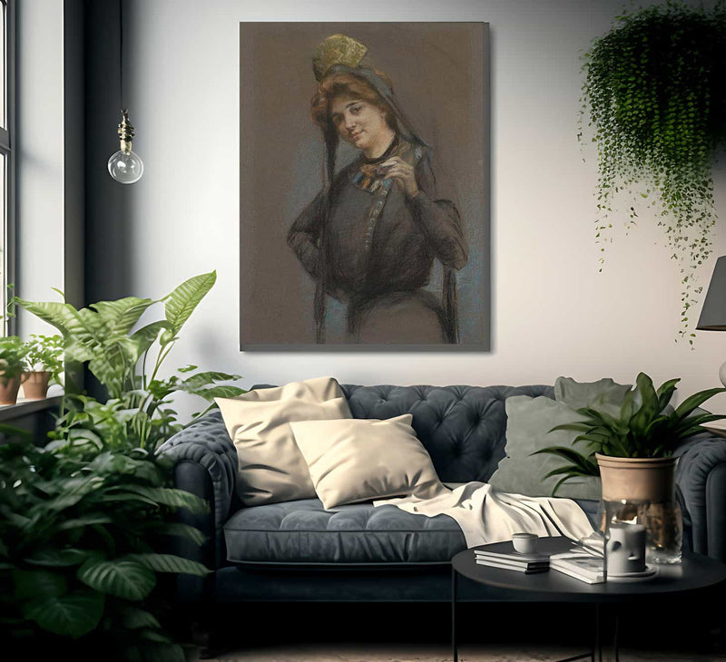 Cigarettev By Alice Pike Barney Fine Art Print