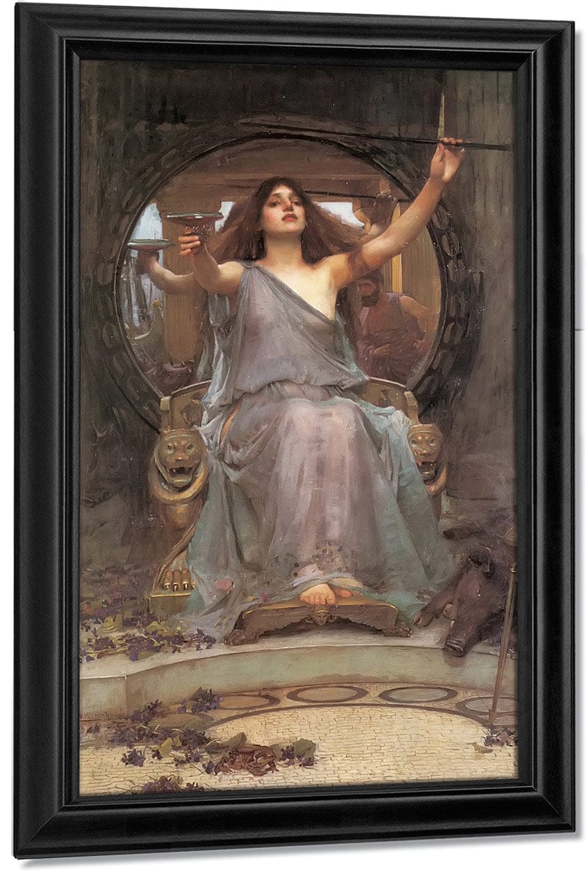 Circe Offering The Cup To Odysseus By John Waterhouse Fine Art Print