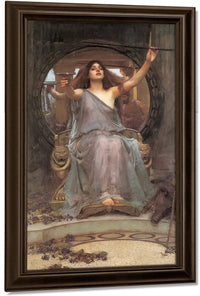 Circe Offering The Cup To Odysseus By John Waterhouse Fine Art Print