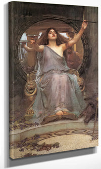 Circe Offering The Cup To Odysseus By John Waterhouse Fine Art Print