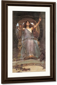 Circe Offering The Cup To Odysseus By John Waterhouse Fine Art Print