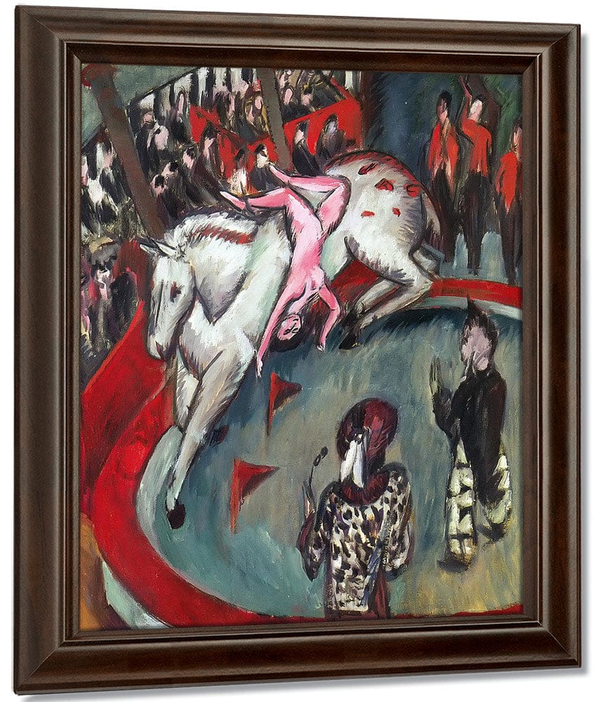 Circus (Circus Horsewoman) By Ernst Ludwig Kirchner Fine Art Print
