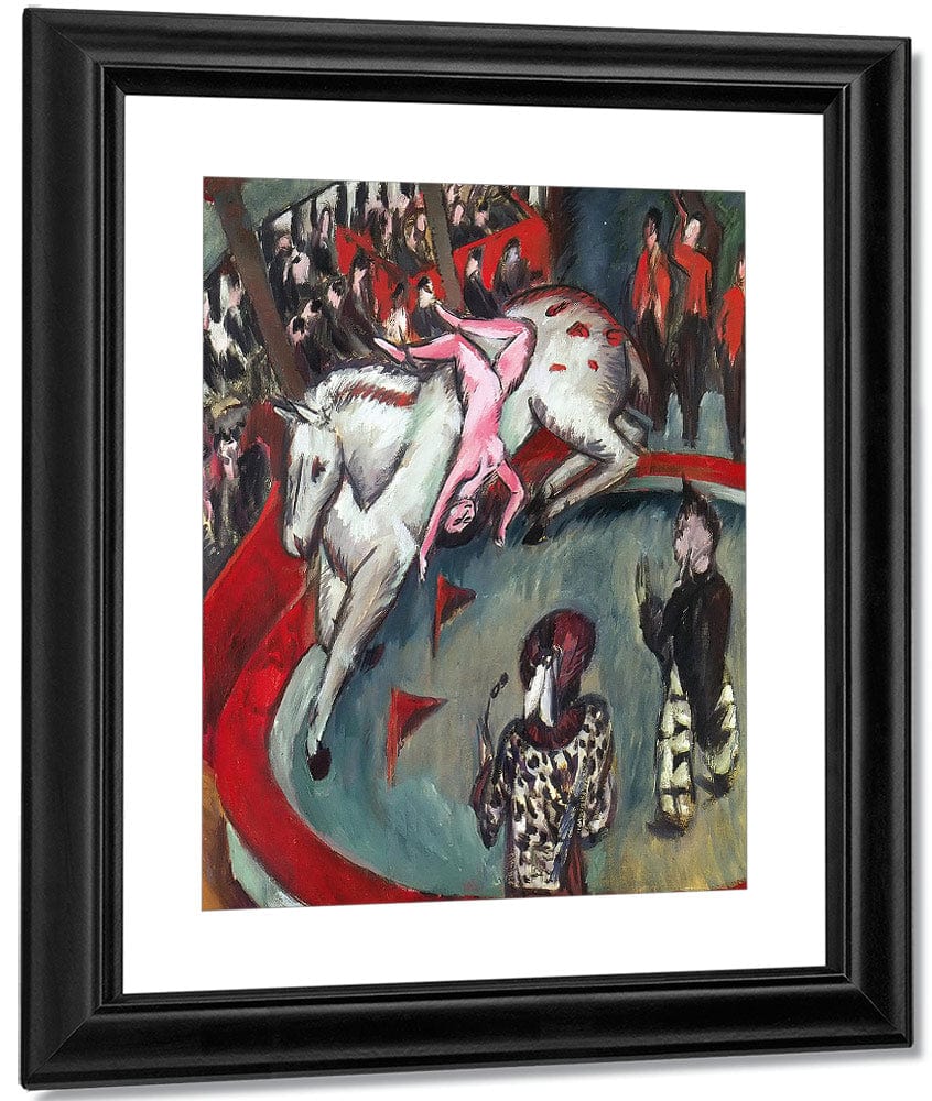 Circus (Circus Horsewoman) By Ernst Ludwig Kirchner Fine Art Print
