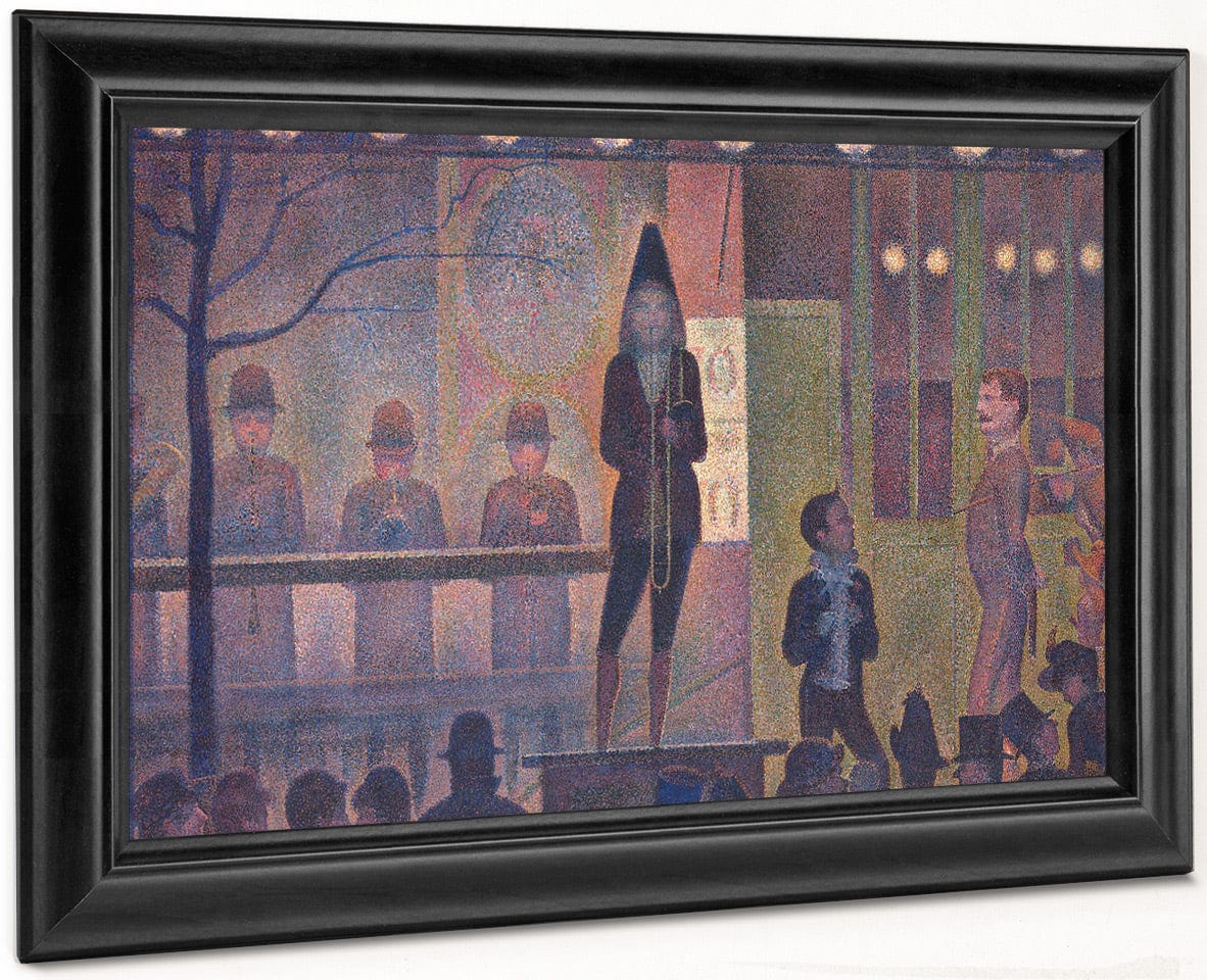 Circus Sideshow By Georges Pierre Seurat Fine Art Print